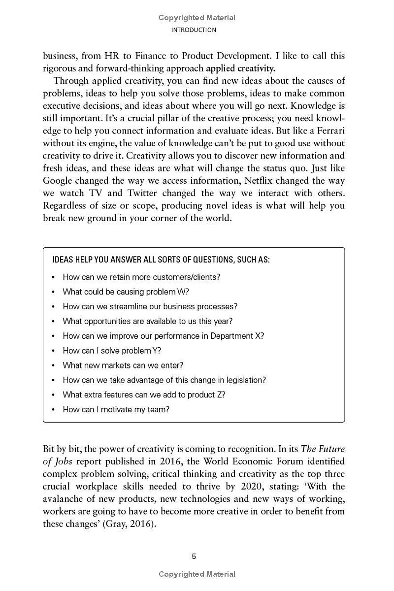 The Creative Thinking Handbook - Your Step-By-Step Guide To Problem Solving In Business