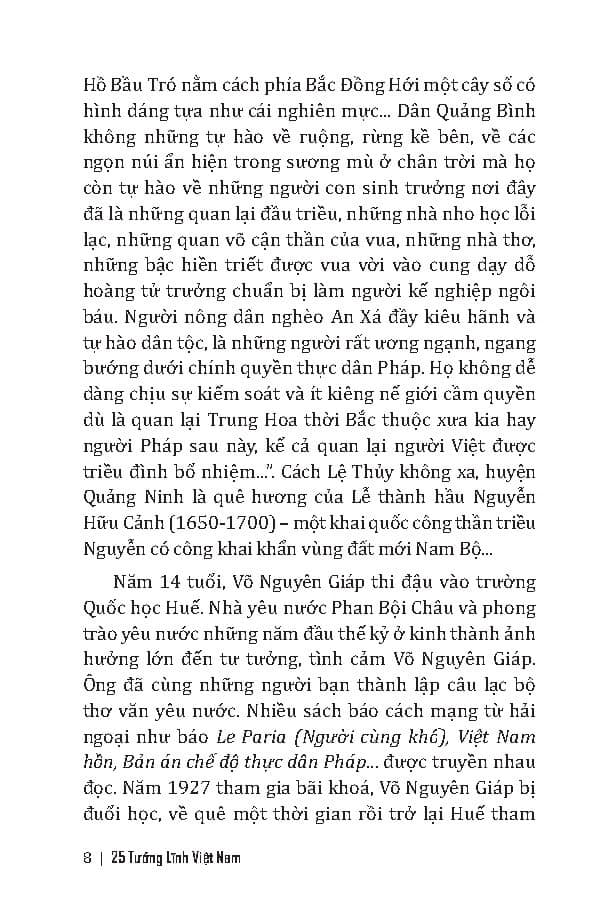 Sách - 25 Tướng Lĩnh Việt Nam