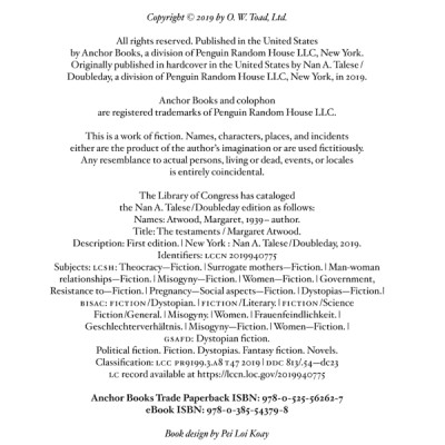 The Testaments: A Novel (Handmaid