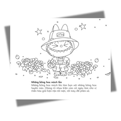 Sách Tô Màu Chữa Lành - Labubu Và Vương Quốc Của Những Người Bạn