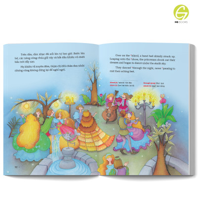 Sách Song Ngữ - 10 phút đọc truyện trước giờ đi ngủ: Truyện thần tiên - khơi dậy trí tưởng tượng, phát triển tư duy