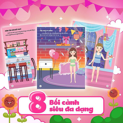 Sách Sáng tạo thời trang (Hơn 100 stickers)