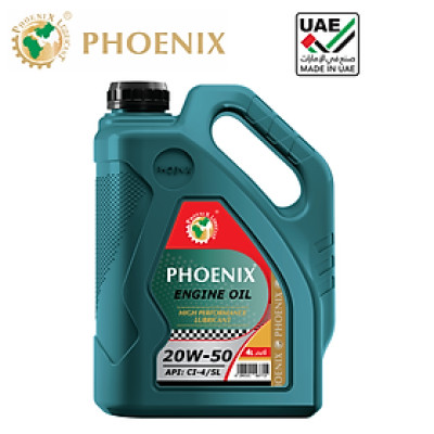 Dầu nhờn động cơ Phoenix  20W50 CI-4/SL 4L (Made in UAE)