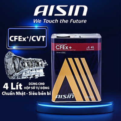 Nhớt Hộp Số Tự Động AISIN CFEx+ CVT 4 Lít CVTFP04SB - Nhập Khẩu Chính Hãng