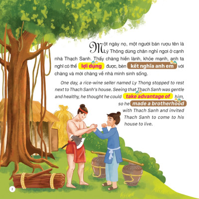 Truyện cổ tích Việt Nam (Song ngữ Việt-Anh) - Thạch Sanh