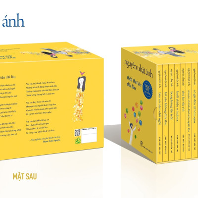 Pre-order Thời Thơ Ấu Dài Lâu - Nguyễn Nhật Ánh - Boxset 24 Cuốn - Phiên Bản Vàng Ấm Áp