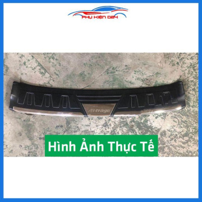 Ốp chống trầy cốp ngoài nhựa đen Attrage 2015-2016-2017-2018-2019-2020-2021-2022 chống xước trang trí xe