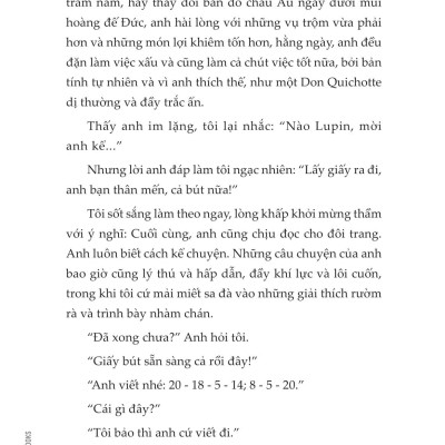 Arsène Lupin - Siêu Trộm Hào Hoa - Lời Thú Tội