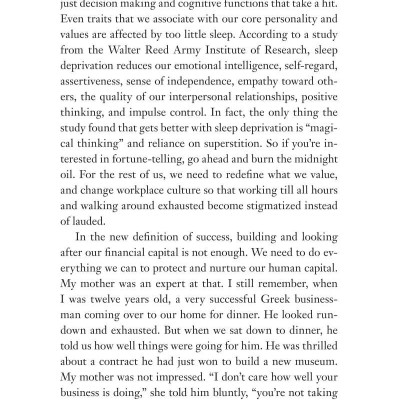 Thrive : The Third Metric to Redefining Success and Creating a Happier Life