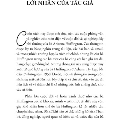 Arianna Huffington - Bà Hoàng Truyền Thông Và Chuyên Gia Chăm Sóc Sức Khỏe