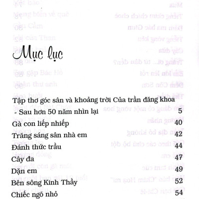 Góc Sân Và Khoảng Trời - Tinh Tuyển (Tái Bản 2023)
