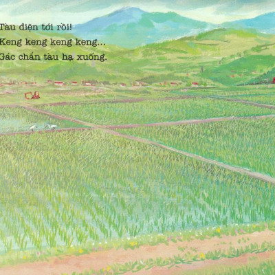 Ehon - Thực Phẩm Tâm Hồn Cho Bé - Tàu Điệntới Rồi (Tái Bản 2021)