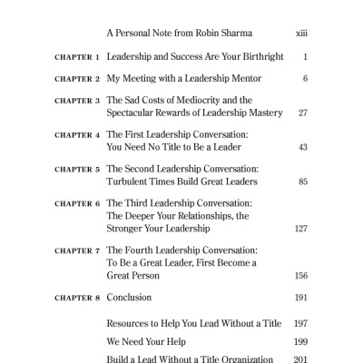 The Leader Who Had No Title: A Modern Fable On Real Success In Business And In Life