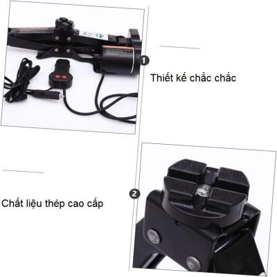 Bộ nâng kích gầm điện ô tô nhãn hiệu ROGTZ Công suất 100W, tải trọng 2000kg, Điện Áp : DC12V, dòng 10A - Hàng nhập khẩu