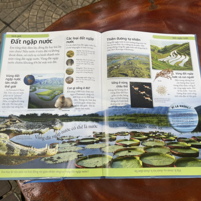 [BÁCH KHOA CHO TRẺ EM] – BÁCH KHOA ĐỊA LÍ – MỞ MANG KIẾN THỨC KHƠI DẬY TIỀM NĂNG– tủ sách DK – Đông A – Bìa Cứng in màu toàn bộ