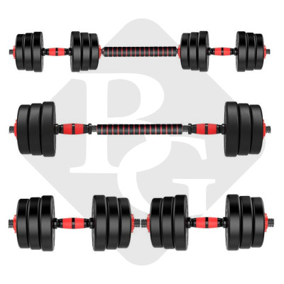 BG BỘ TẠ 30KG Tạ Tập Tay Đa Năng Điều Chỉnh 2 in 1 Kết Hợp Tạ Đẩy ( hàng nhập khẩu)