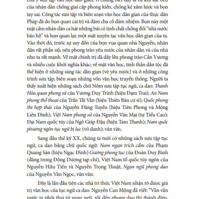 Tục Ngữ, Ca Dao, Dân Ca Việt Nam - Bìa Cứng (Tái Bản 2023)