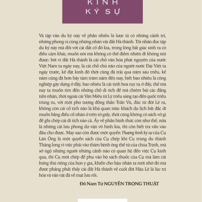 Sách - Thượng Kinh Ký Sự - Bìa Cứng