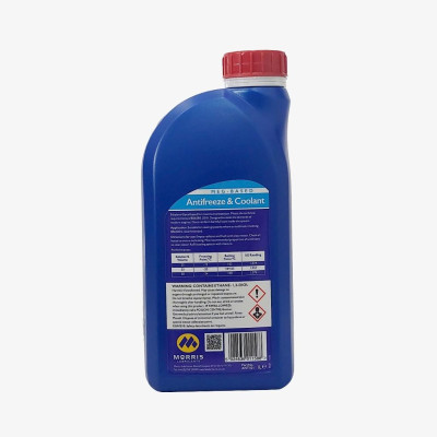 Nước Làm Mát Xanh Cao Cấp Cho Động Cơ Xăng - Morris Lubricants MEG Antifreeze & Coolant / Can 1L