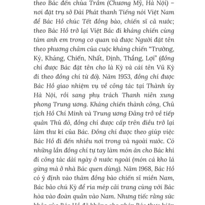 Sách - Thư Kí Bác Hồ Kể Chuyện