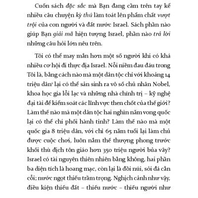 Quốc Gia Khởi Nghiệp - Câu Chuyện Về Nền Kinh Tế Thần Kỳ Của Israel (Tái Bản) - Dan Senor, Saul Singer