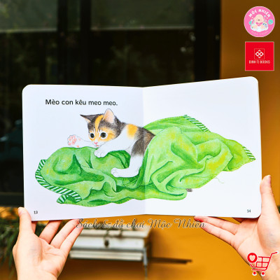 Sách Ehon - Ú Òa, Quả Gì Đây?, Ú Òa, Mèo Đâu Rồi?, và Ú Òa, Ra Vườn Thôi! Bộ 3 tập - Cho trẻ 0 - 6 tuổi - Đinh Tị Books