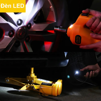 Bộ nâng kích gầm điện, kiêm máy bơm lốp và máy siết ốc ô tô đa năng 3 trong 1 ROGTZ TY-EJ06 Tải Trọng: 2000Kg (2 Tấn) - HÀNG NHẬP KHẨU