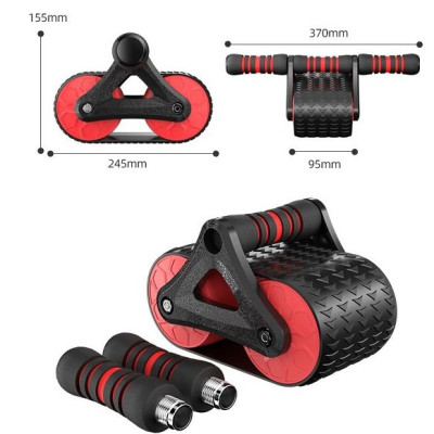 Con Lăn Tập Cơ Bụng Thế Hệ Mới Trợ Lực Bằng Lò Xo Kép Chính Hãng Đại Nam Sport + Kèm Tấm Thảm Lót 