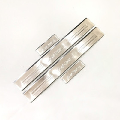Bộ Ốp bậc cửa, Nẹp bước chân INOX dành cho xe Honda Brio