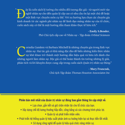 Quản Trị Nhân Sự Đúng - The Big Book Of HR / Sách Quản Trị Nhân Lực Đỉnh Cao (Tặng Kèm Bookmark Happy Life)