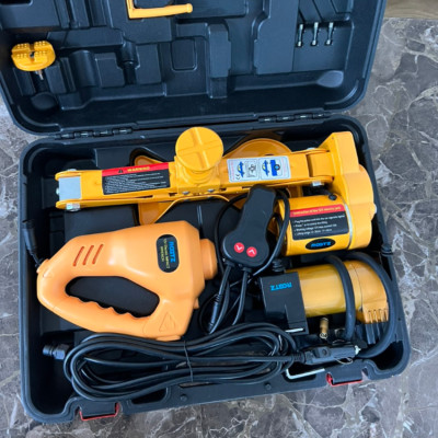 Bộ nâng kích gầm điện, kiêm máy bơm lốp và máy siết ốc ô tô đa năng 3 trong 1 ROGTZ TY-EJ06 - Hàng chính hãng, bảo hành 24 tháng