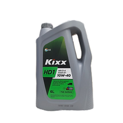 Nhớt Động Cơ Máy Dầu KIXX HD1 CI-4 E7 10W40 6L | Nhập khẩu Hàn Quốc 