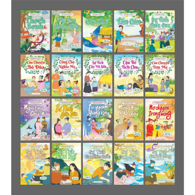 Sách - Truyện Set 20 Quyển Truyện Cổ Tích Ngẫu Nhiên Hay Cho Bé, Mẫu Truyện Cho Bé Trước Giờ Đi Ngủ