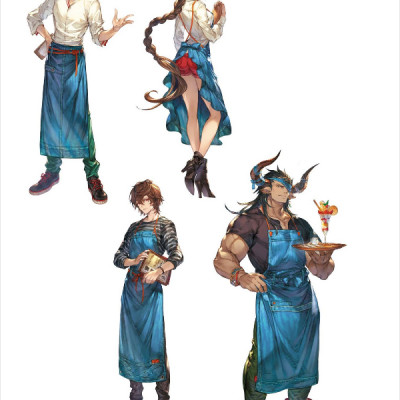 Granblue Fantasy Graphic Archive V Extra Work (Japanese Edition)