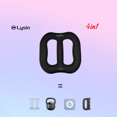 Lysin - quả tạ nữ, tạ ấm, tạ bình vôi khối lượng 1.25kg 2.5kg 4.5kg bằng sắt bọc cao su nhám chống trượt thiết kế hình tròn có tay cầm giữa gọn nhẹ kiểu dáng độc đáo rèn luyện sức khỏe, tập luyện đẹp dáng tạ tay tập cơ tay.