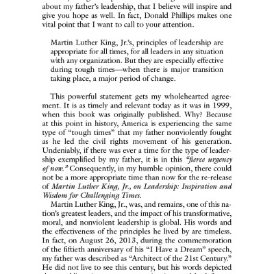 Martin Luther King, Jr., On Leadership: Inspiration And Wisdom For Challenging Times