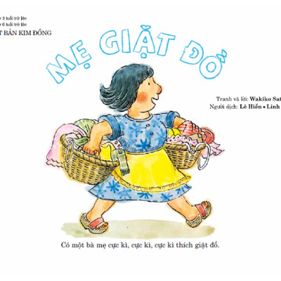 Tranh Truyện Ehon Nhật Bản - Mẹ Giặt Đồ