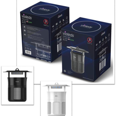 Máy Lọc Không Khí Và Khử Mùi Trên Ô Tô Hàn Quốc MOSCLEAN AC1 - Tặng Máy Bắt Muỗi Và Diệt Côn Trùng UV Hàn Quốc MOSCLEAN  (Đen)