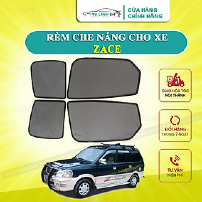 Rèm che nắng nam châm cho xe Zace, bộ 4 tấm cho 4 cửa, hàng loại 1 cao cấp nhất, vừa khít kính