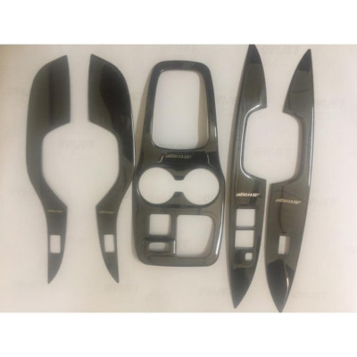 Ốp Nội Thất Dành Cho Xe Mitsu Attrage 2016 2017 2018 2019 2020 2021 Mẫu Titan - Bộ 5 Chi tiết