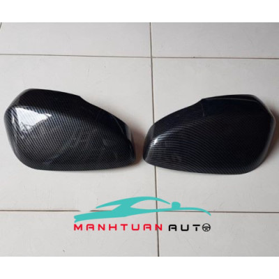 Bộ ốp gương xe Mitsubishi Xpander 2018- 2023 nhựa ABS vân carbon cao cấp