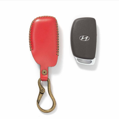 Bao da chìa khóa Hyundai Stargazer X 2024 , chính hãng Khacten.com , chât liệu da bò, may tay thủ công
