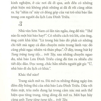 Tung Tăng Tung Tẩy …Trời Tây