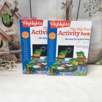 Sách Big Fun Activity Book Pre K - sẵn sàng cho bé tới trường( bộ 2 cuốn, 2 - 4 tuổi )