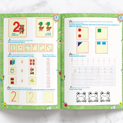 Combo 4 cuốn Tự tin vào lớp 1: Tập đánh vần - Bước đầu tập viết - Toán Tư duy - Cùng bé chinh phục toán học