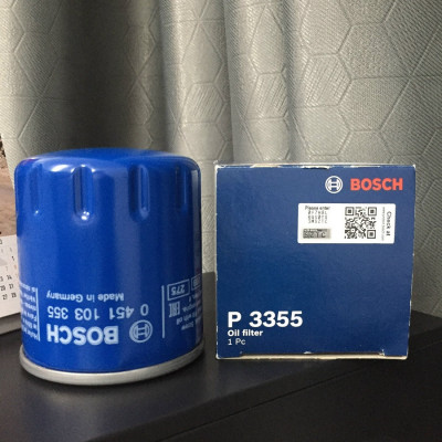 Lọc Nhớt Động Cơ BOSCH P3355 Cho Xe Peugeot 2008 1.2L (2022 - ) Made In Germany