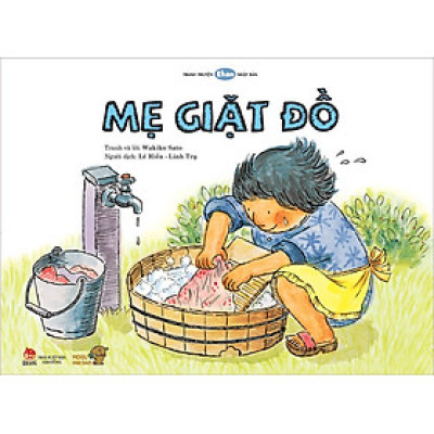 Tranh Truyện Ehon Nhật Bản - Mẹ Giặt Đồ