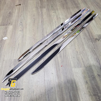Bộ ốp sườn, nẹp sườn Kia Carnival inox cao cấp