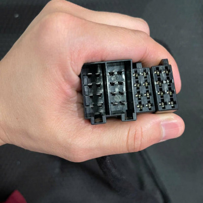 Giắc DSP/ampli, kết nối màn hình nguyên bản cho xe VOLKSWAGEN, độ loa Plug N Play.