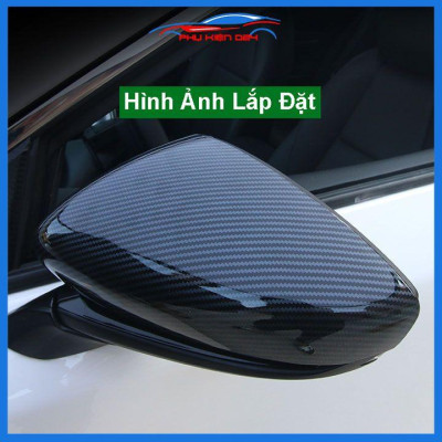 Ốp gương Mazda 3 2020-2021-2022 vân Cacbon bảo vệ chống trầy trang trí làm đẹp xe